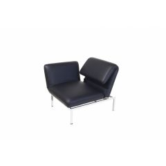 Brühl-Roro-Sessel-Leder schwarz-Schwenksitz rechts-small-Ansicht schräg-Schlafsofa Shop Brühl-Roro-Sessel-Leder schwarz-Schwenksitz rechts-small-Ansicht schräg-Schlafsofa Shop