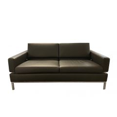 Brühl-Tomo-2 Sitzer-Sofa-Leder-schwarz-Schlafsofa Shop Brühl-Tomo-2 Sitzer-Sofa-Leder-schwarz-Schlafsofa Shop